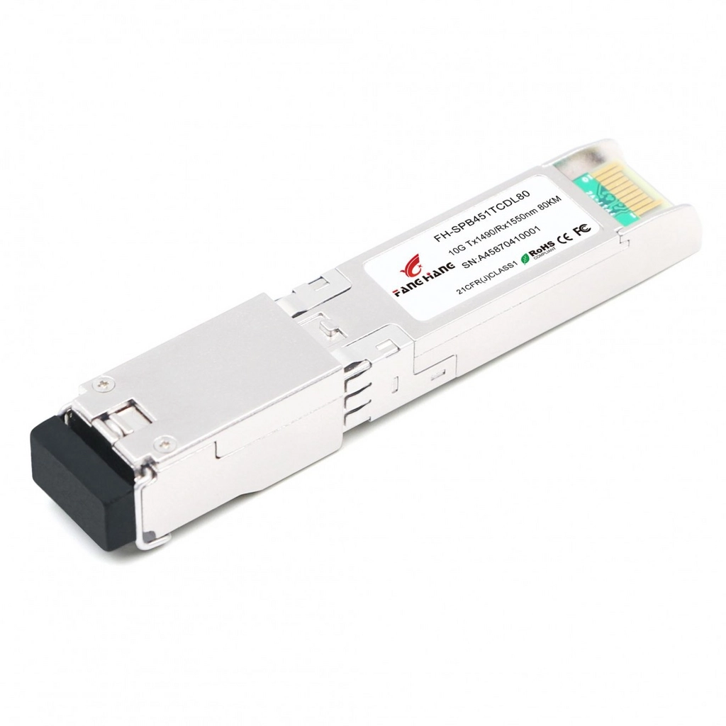 Eltex FH-SPB451TCDL80, 80 км SFP+ 10G модуль, 1 волокно, TX 1490, RX 1550, LC