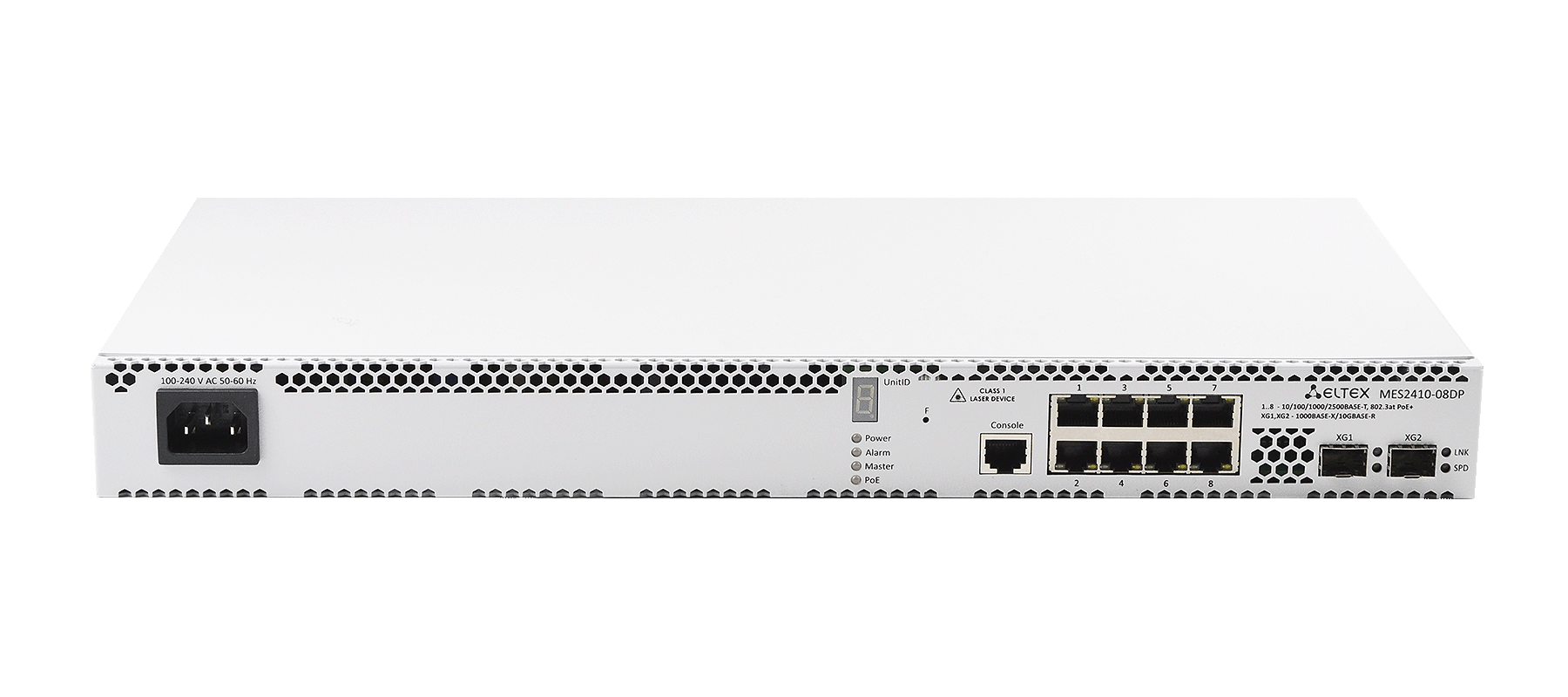 Eltex MES2410-08DP Eltex | Коммутатор 8 портов 2.5G PoE/PoE+, 2 порта 10G SFP+