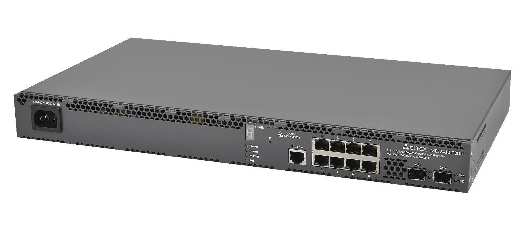 Eltex MES2410-08DU Eltex | Коммутатор 8 портов 2.5G PoE++, 2 порта 10G SFP+