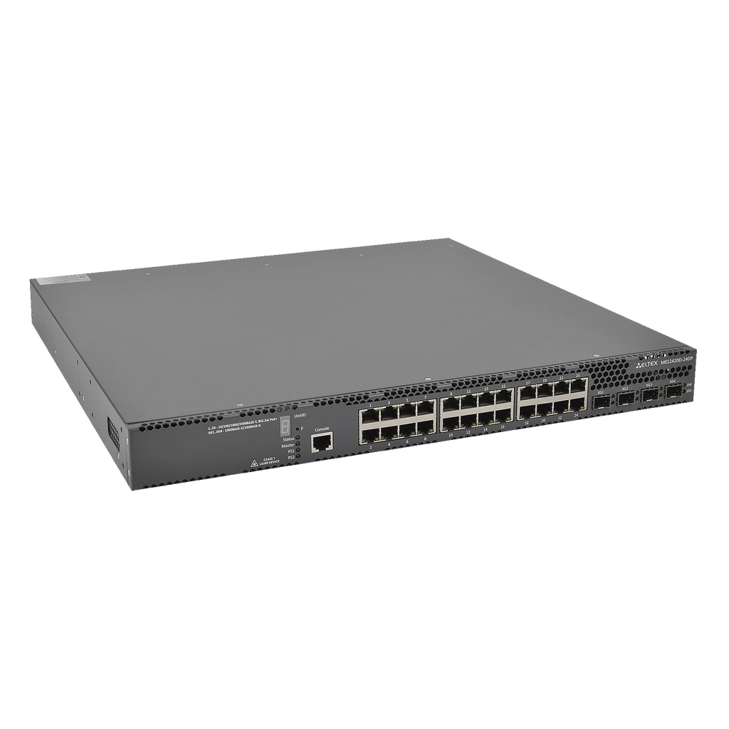 Eltex MES2420D-24DP Eltex | Коммутатор 24 порта 2.5G с PoE/PoE+, 4 порта 10G