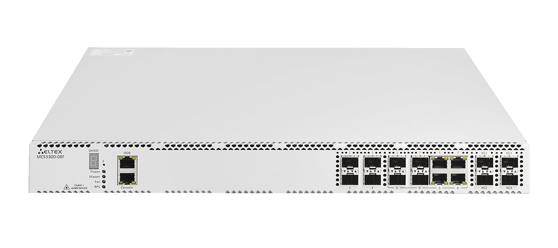 Eltex MES3300-08F Eltex | Коммутатор 4 порта SFP, 4 комбо-порта 1G, 4 порта SFP+