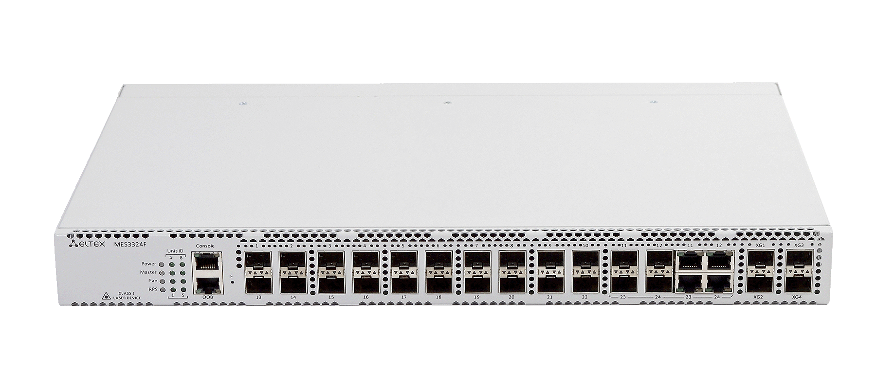 Eltex MES3324F Eltex | Коммутатор 20 портов SFP, 4 порта SFP+