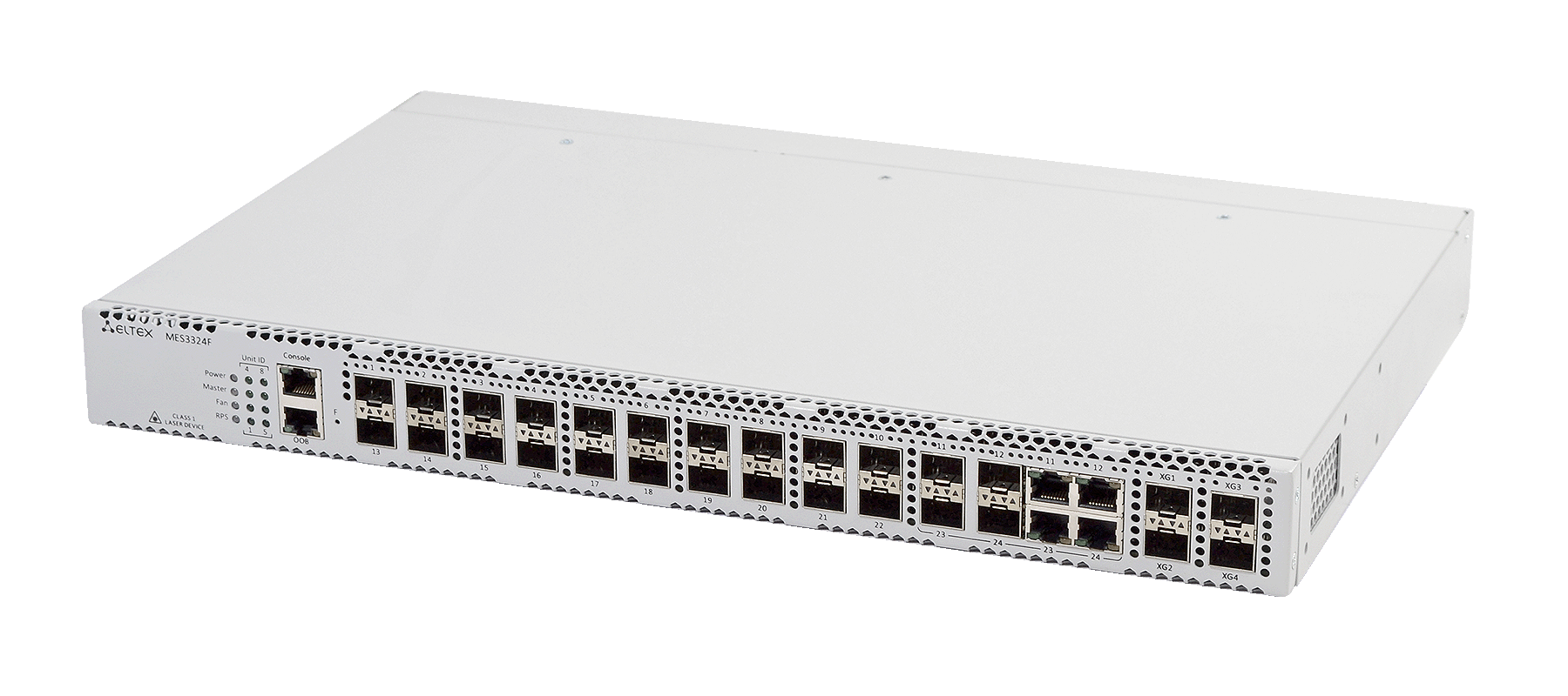 Eltex MES3324F Eltex | Коммутатор 20 портов SFP, 4 порта SFP+