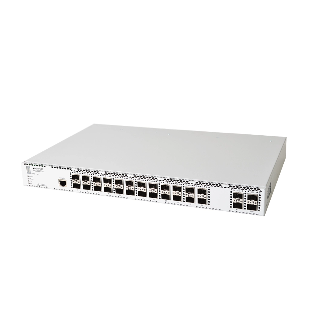 Eltex MES3400-24F Eltex | Коммутатор 24 порта SFP, 4 порта 10G SFP+