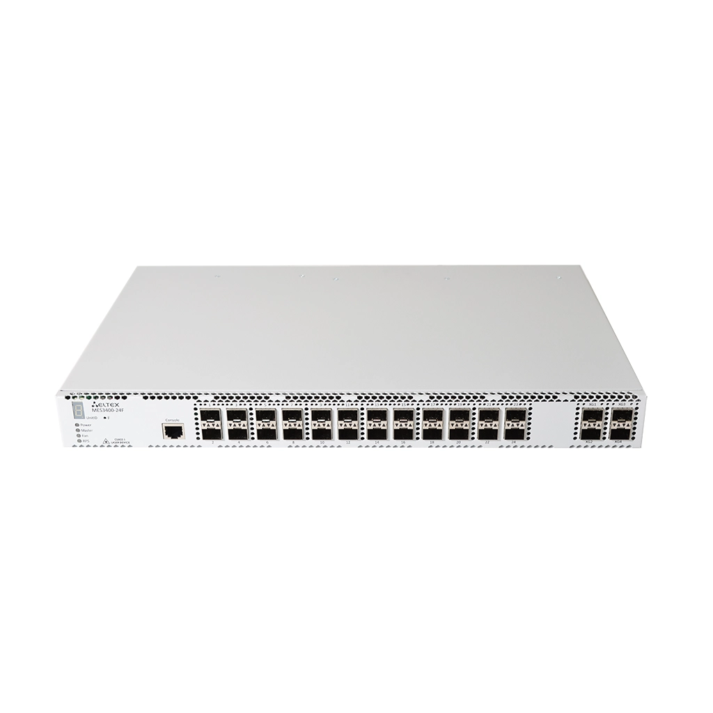 Eltex MES3400-24F Eltex | Коммутатор 24 порта SFP, 4 порта 10G SFP+