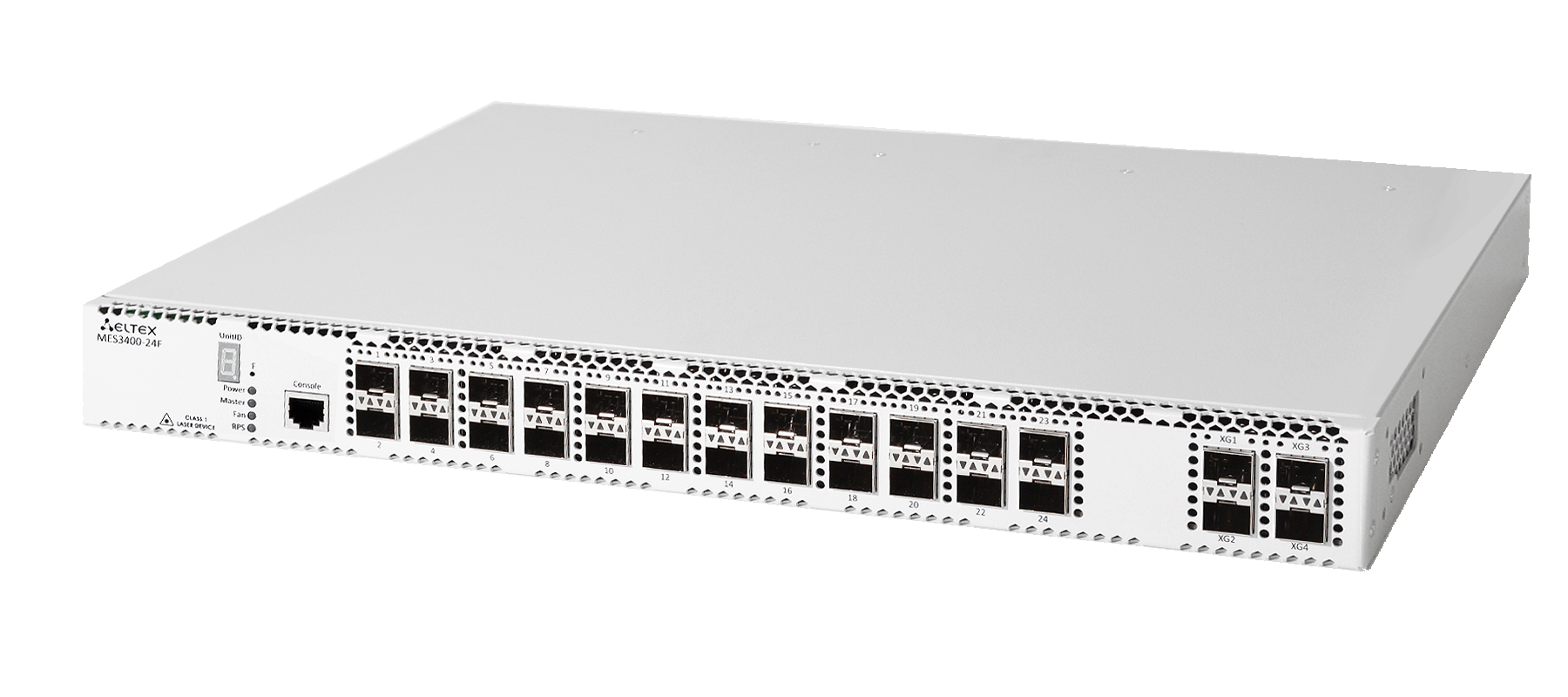 Eltex MES3400-24F Eltex | Коммутатор 24 порта SFP, 4 порта 10G SFP+