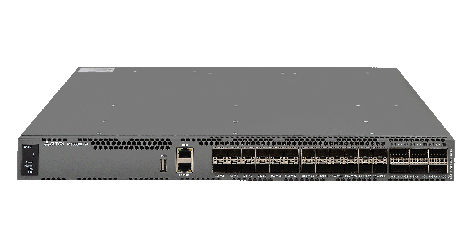 Eltex MES5300-24 Eltex I Коммутатор 24 порта SFP+, 6 портов QSFP28 (ЦОД)