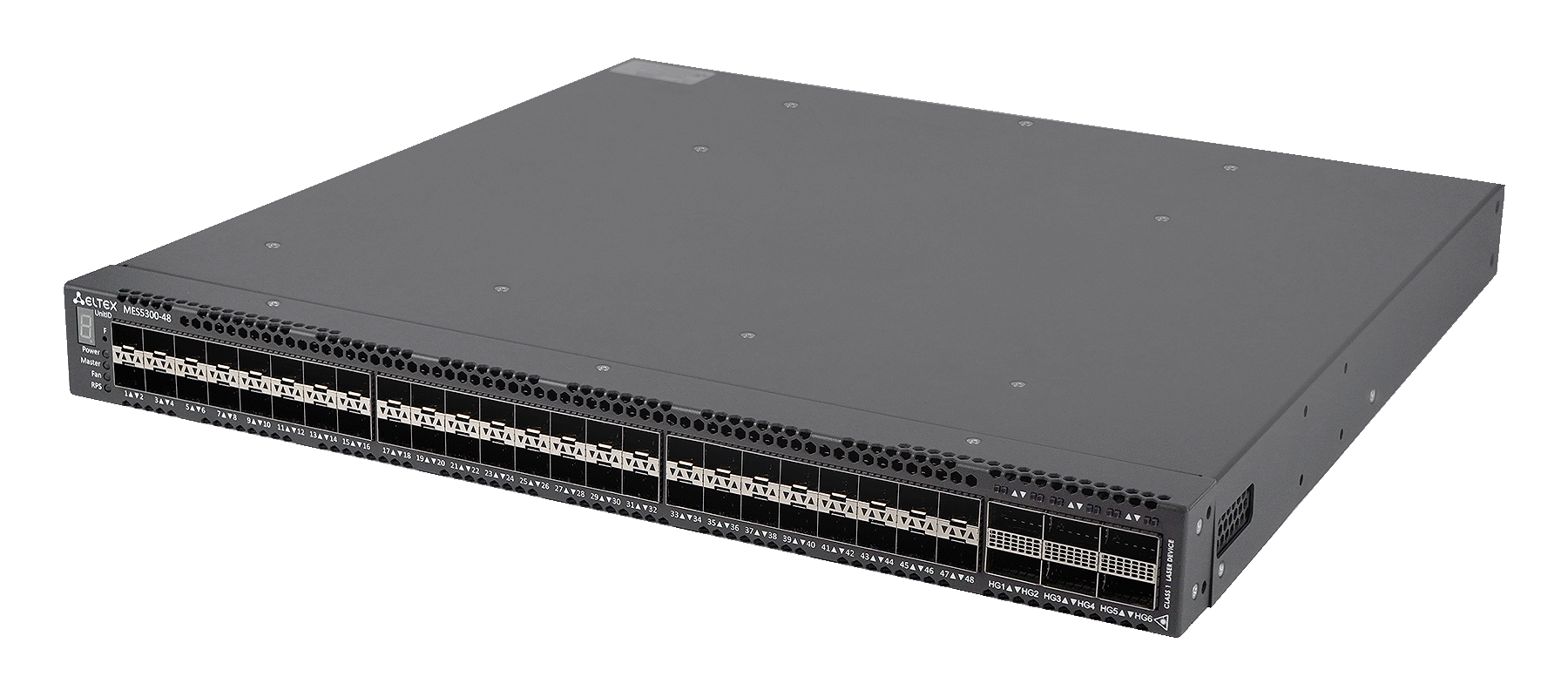 Eltex MES5300-48 Eltex I Коммутатор 48 портов SFP+, 6 портов QSFP28 (ЦОД)