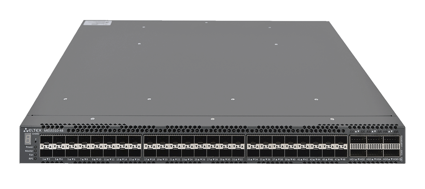 Eltex MES5310-48 Eltex I Коммутатор 48 портов SFP+, 6 портов QSFP28 (ЦОД)