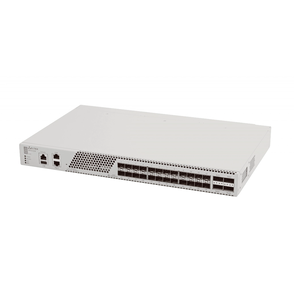 Eltex MES5324 Eltex I Коммутатор 24 порта SFP+, 4 порта QSFP+